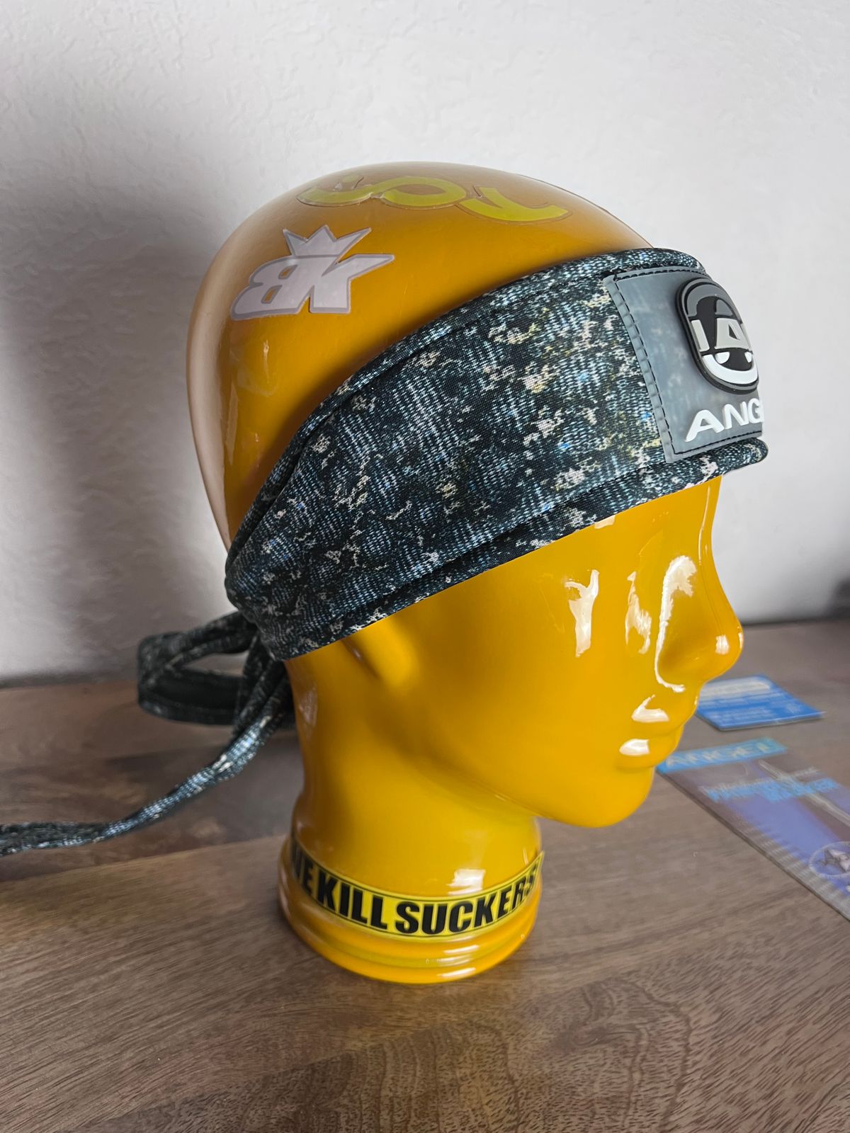 Angel x  Bunkerking Snake Paintball Headband - Vintage - Padded - New Oldstock