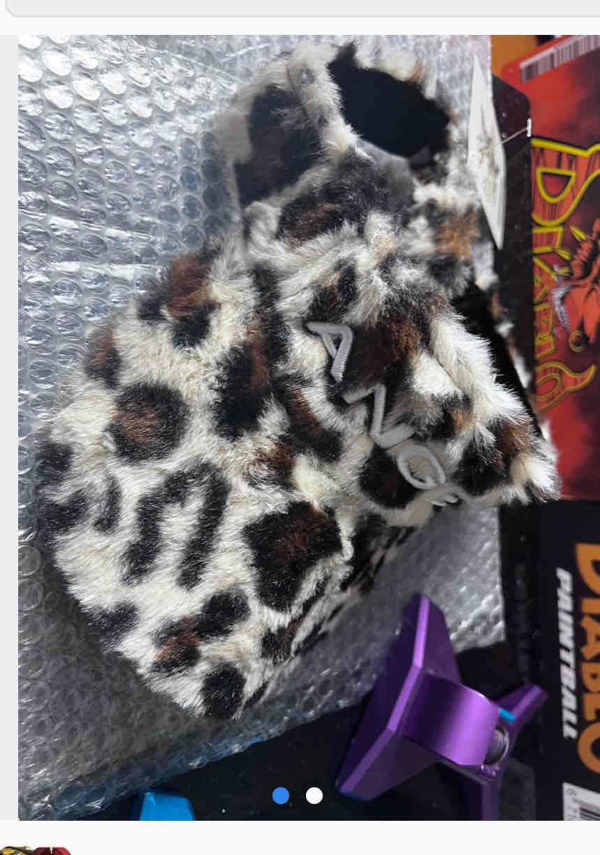 Angel X Bunkerking Snow Leopard Visor - New oldstock