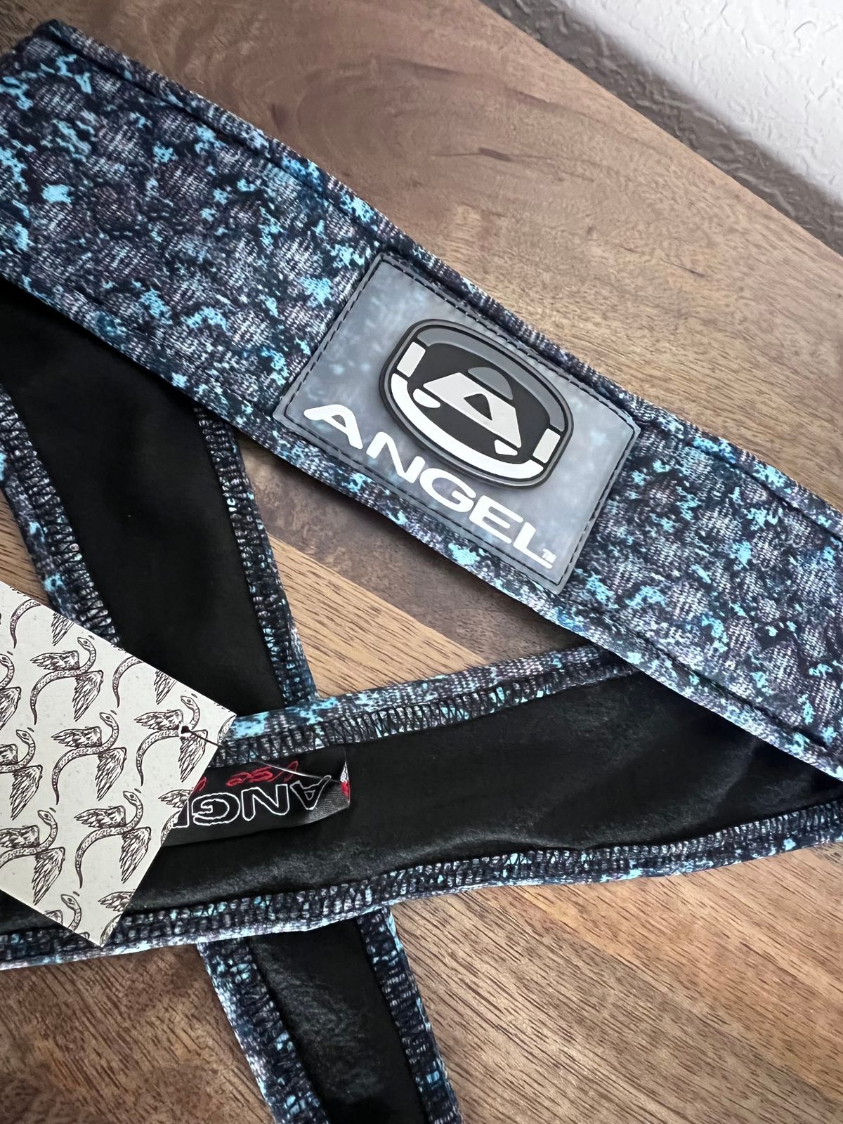 Angel x  Bunkerking Snake Paintball Headband - Vintage - Padded - New Oldstock