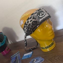 Angel x Bunkerking Paintball Headband - Leopard - Vintage - Padded