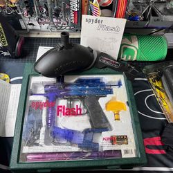 Kingman Spyder Flash  With Case, Matching Barrel & Accessories - Mint Condition