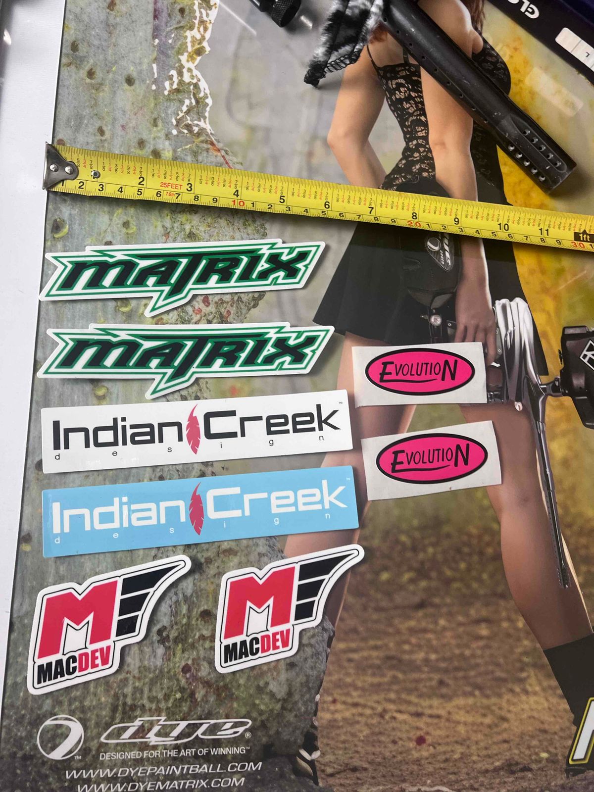 Vtg Sticker lot - ICD, Matrix, MacDev, Belsales evo