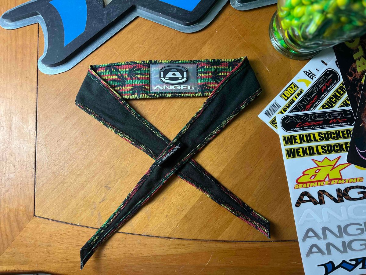 Angel x Bunkerking Headband - Rasta 