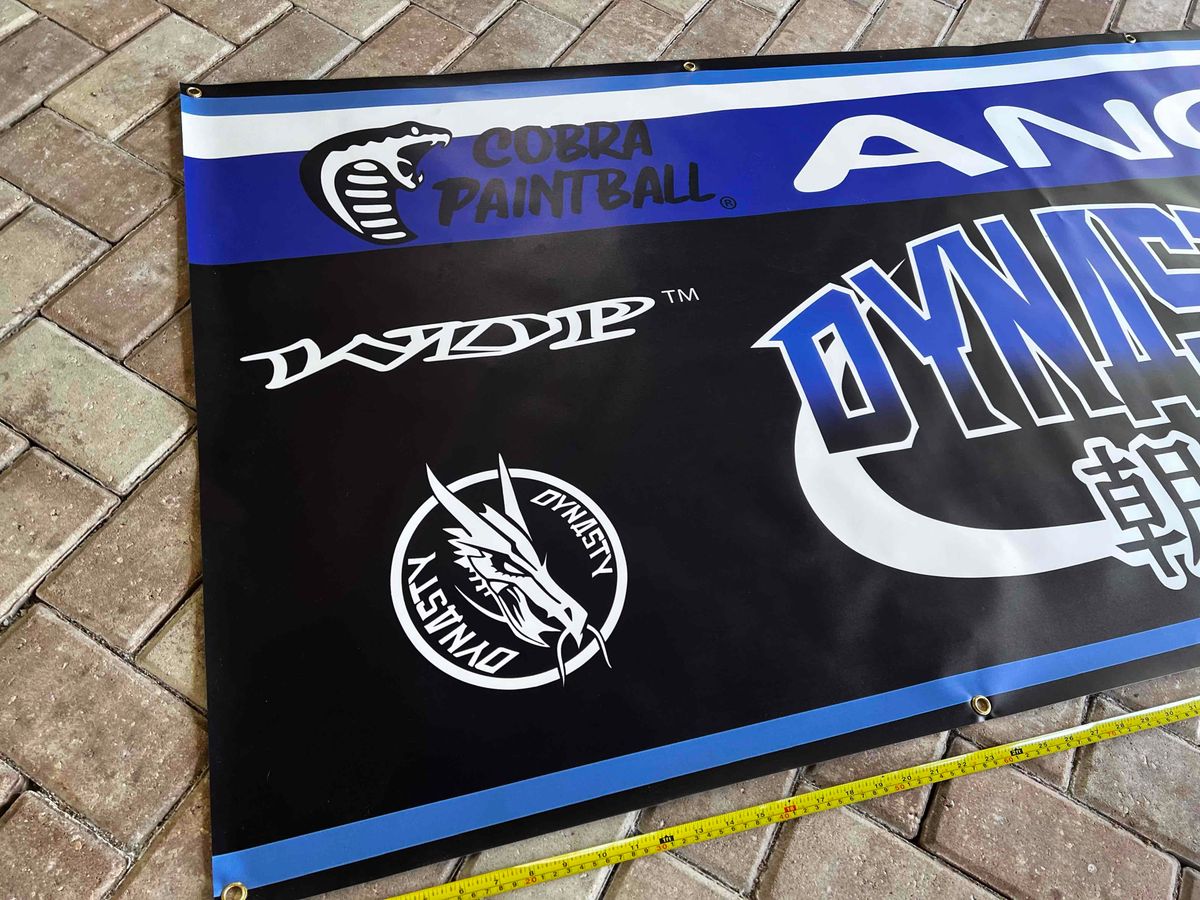 Cobra Dynasty Angel Banner - c. 2002 - two different sides