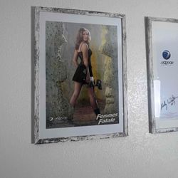 Keely Poster Lot - 2 Framed posters - mint 
