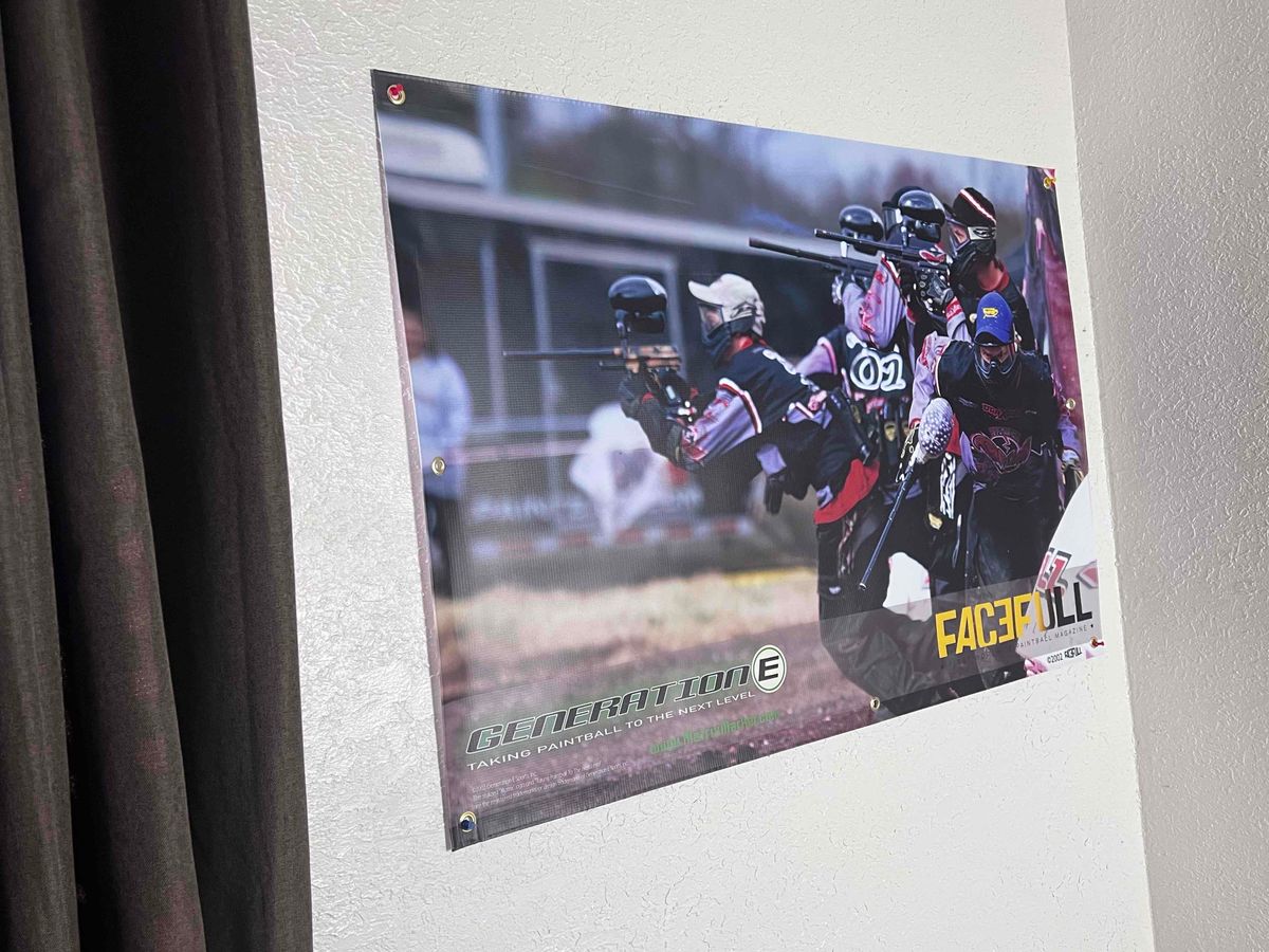 Generation E Trauma Matrix Paintball Banner - Vtg, mint