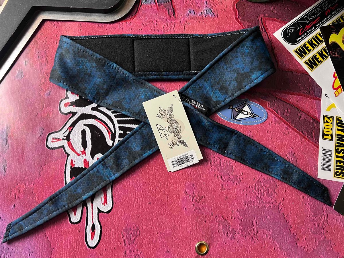 Angel x Bunkerking Headband - Blue Camo