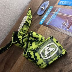 Angel x  Bunkerking Paintball Headband - Green Mamba - Vintage - Padded - NOS