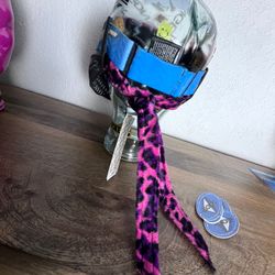 Angel x Bunkerking Paintball Headband - Pink Snow Leopard - Vintage - Padded