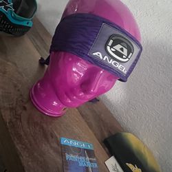 Angel x Bunkerking Paintball Headband - Purple - Vintage - Padded
