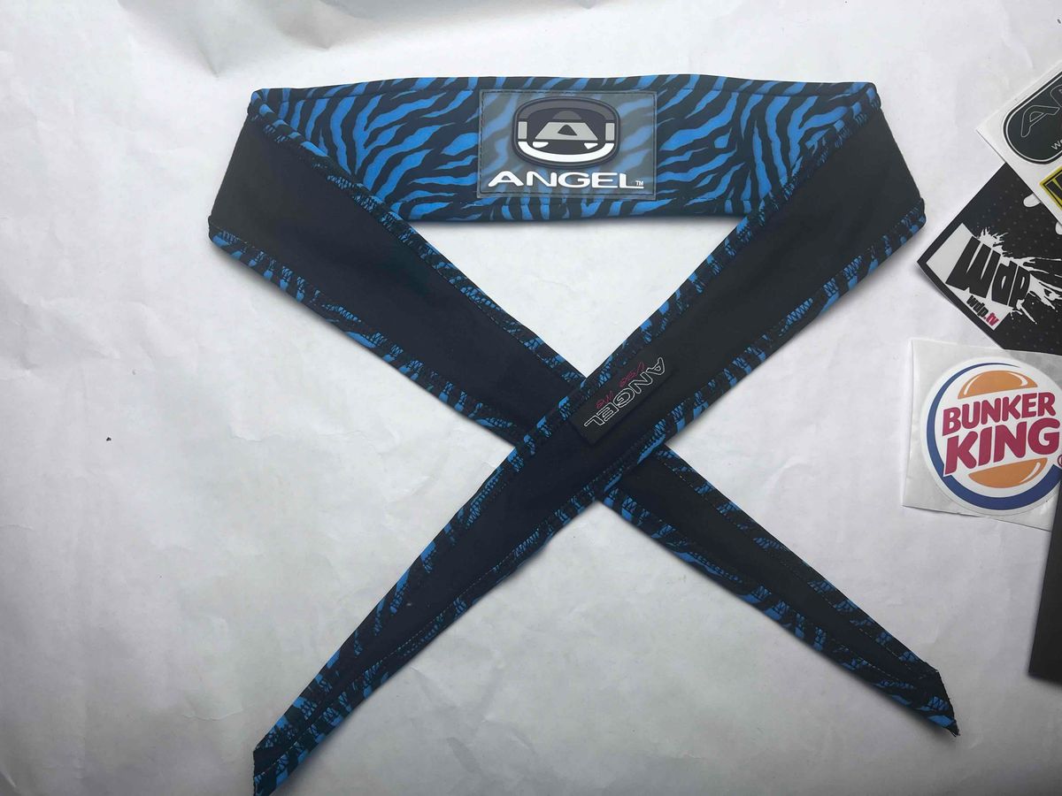 Angel X Bunkerking Headband - Blue Tiger