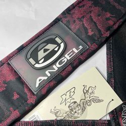 Angel Paintball Headband - CRIMSON + Angel Visor + Angel Sticker Sheet Lot
