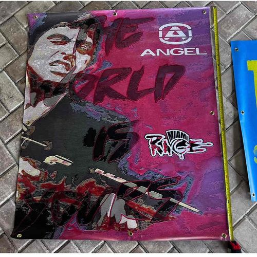 WDP Angel Miami Rage Banner - Mint 