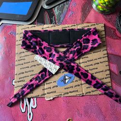 Angel x Bunkerking Headband - Pink Leopard