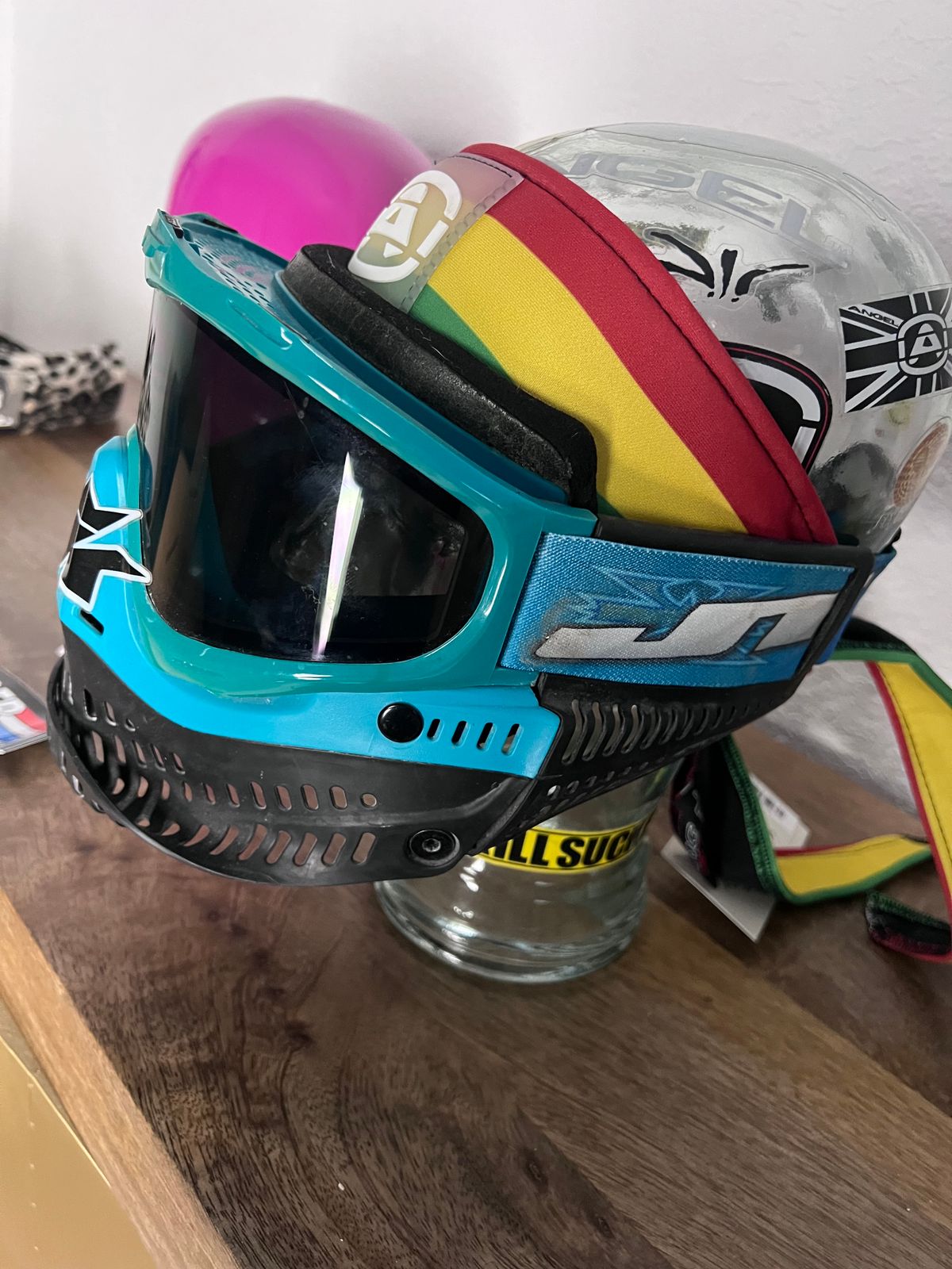 WDP x Bunkerking Rasta Headband - Padded - New oldstock, vtg