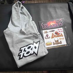 Vintage 🔥 Diablo Ton Ton OG Paintball Hoodie - Size L