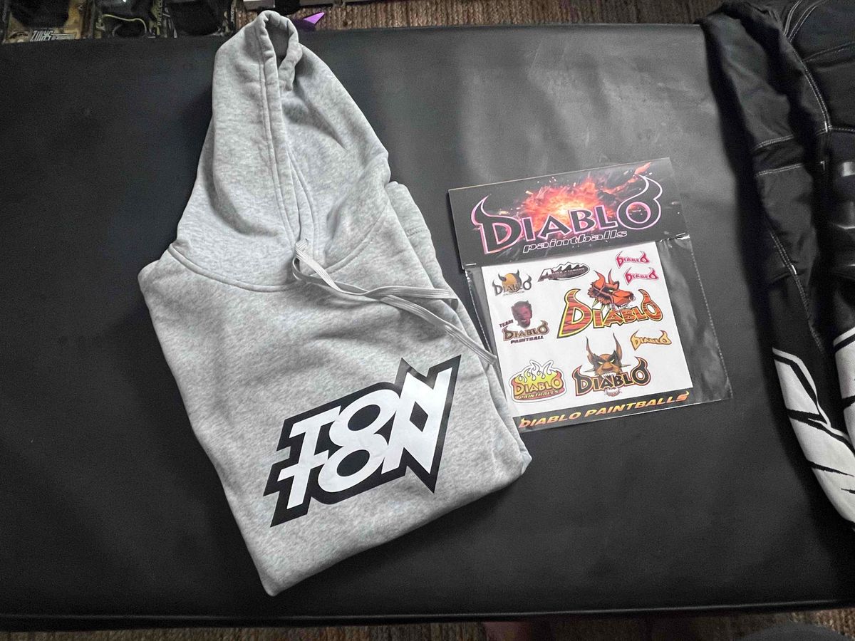Vintage 🔥 Diablo Ton Ton OG Paintball Hoodie - Size L