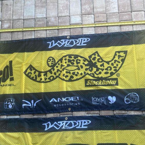 Joy Division / WDP Angel Paintball Banner - vtg, mint