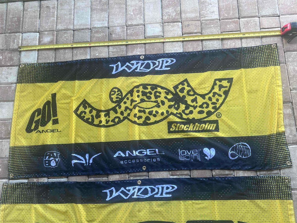 Joy Division / WDP Angel Paintball Banner - vtg, mint