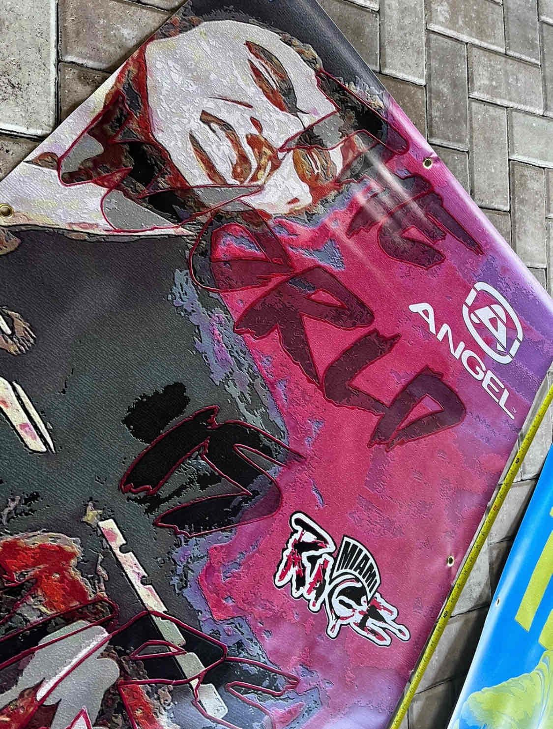 WDP Angel Miami Rage Banner - Mint 