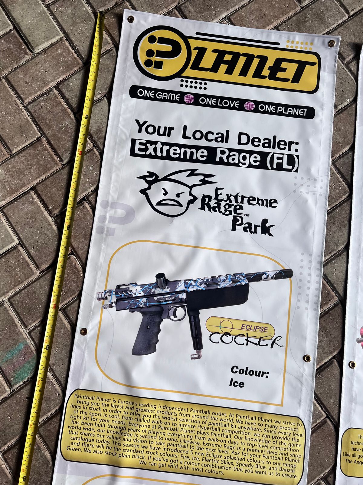 Planet Eclipse Paintball Banner Autococker & Automag - Vtg, mint