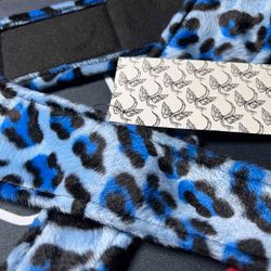 Angel Headband - Blue Snow Leopard - New oldstock