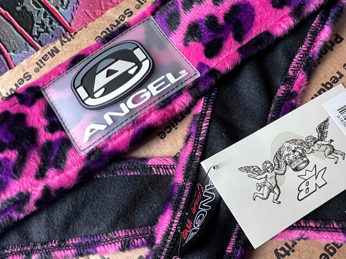 Angel x Bunkerking Headband - Pink Leopard