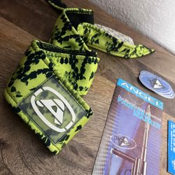 Angel x  Bunkerking Paintball Headband - Green Mamba - Vintage - Padded - NOS