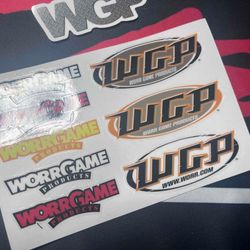 🔥 WGP & Belsales Autococker STICKER LOT - ONE SHEET + 8 STICKERS - Vtg, Rare