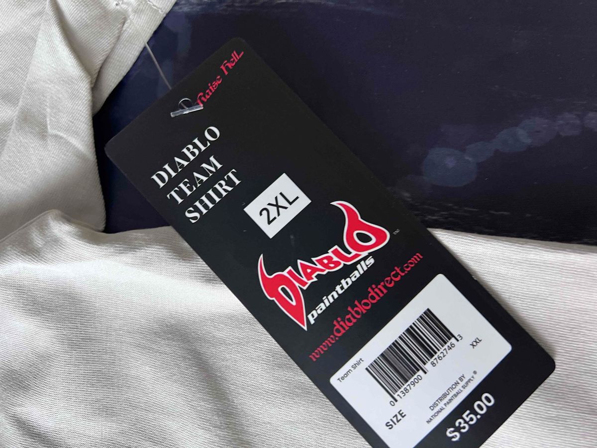 Diablo Ironmen T shirt - Size 2XL - New oldstock, New with tahs