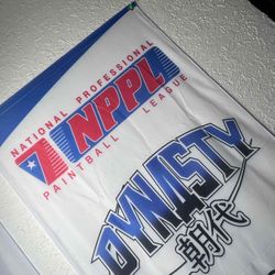 🔥Dynasty NPPL banners lot of 3🔥 vtg, mint memorabilia