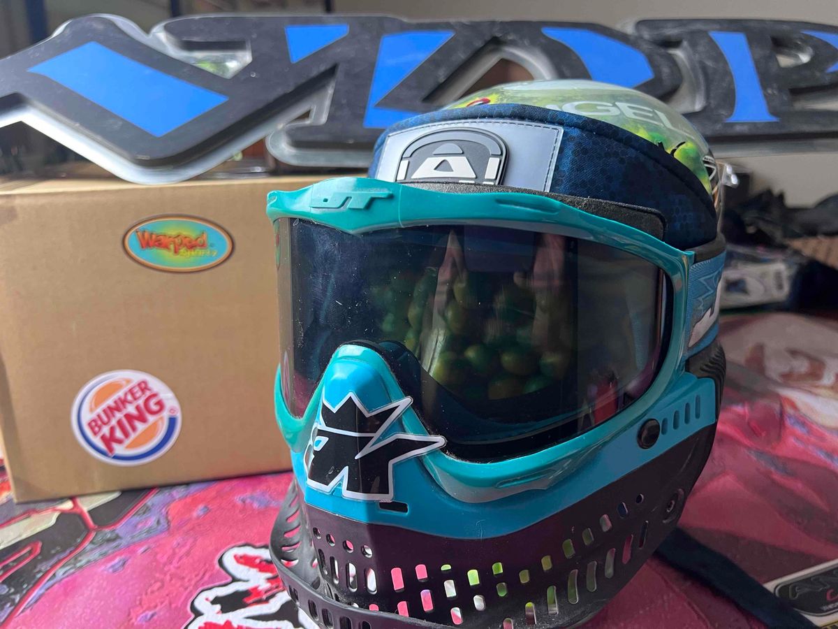 Angel x Bunkerking Headband - Blue Camo