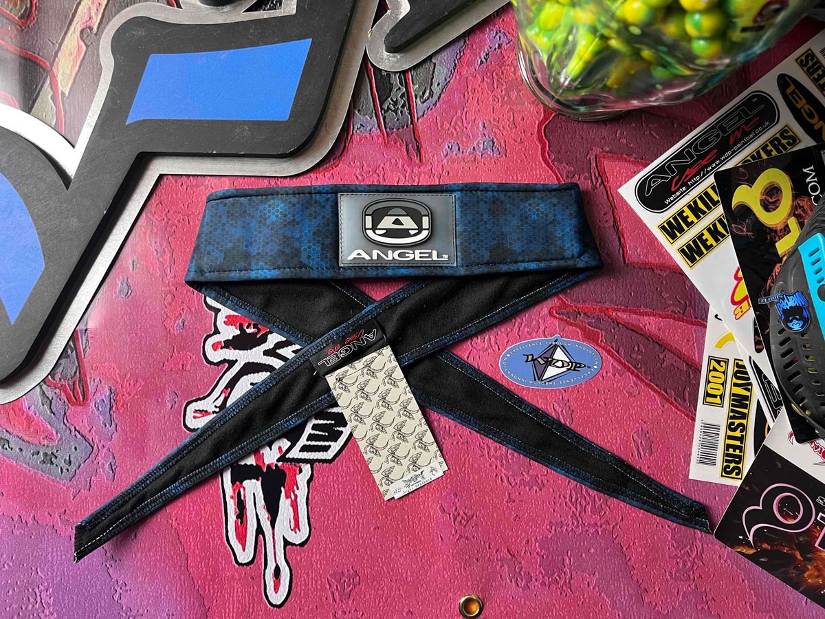 Angel x Bunkerking Headband - Blue Camo
