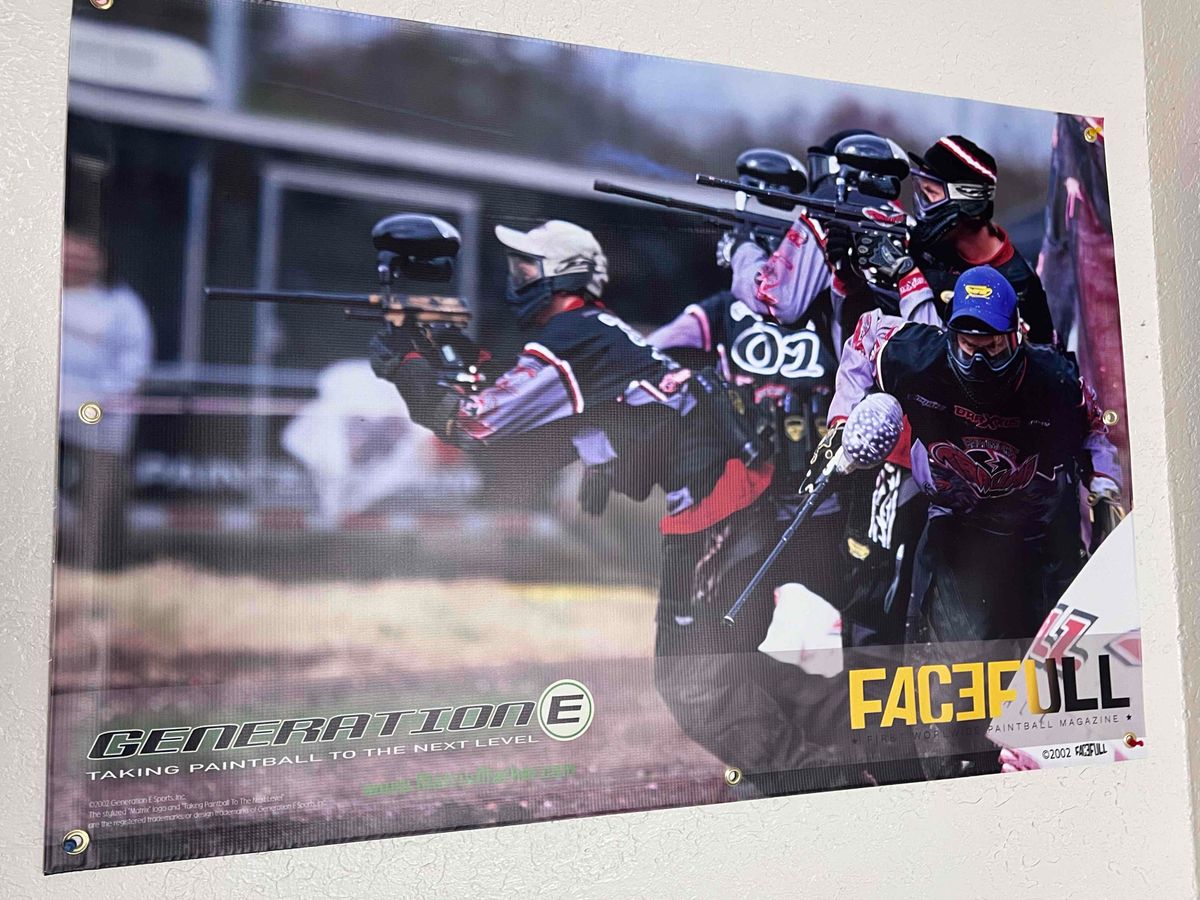 Generation E Trauma Matrix Paintball Banner - Vtg, mint