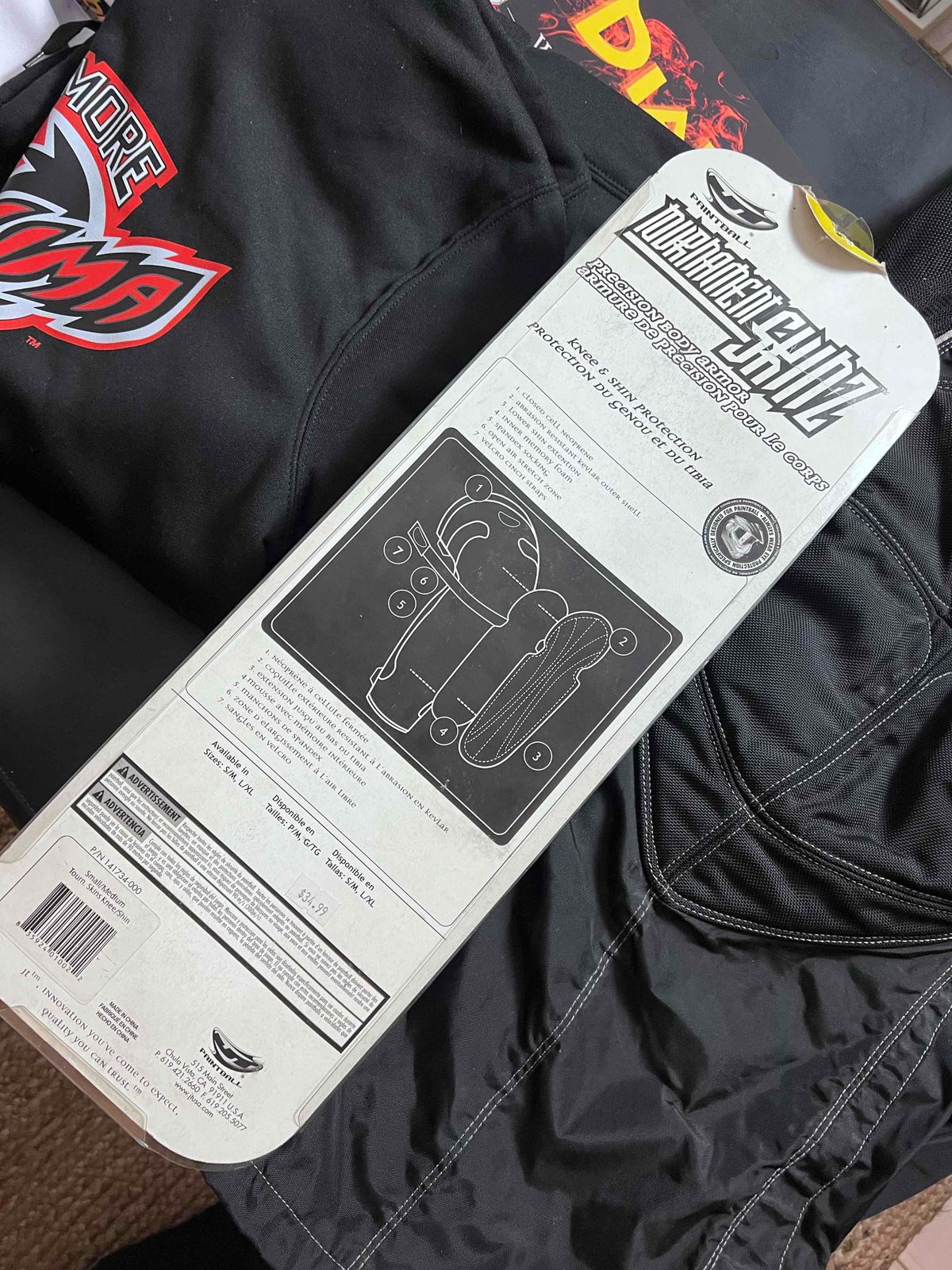 Vintage JT  Paintball Knee & Shin Pads - Size Small/medium  - New Oldstock