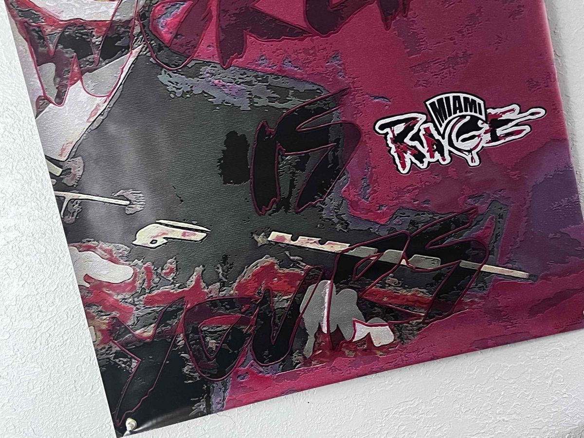 Miami Rage Angel Banner - Mint condition 