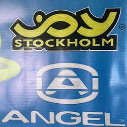WDP Angel Joy Division Banner c. 2004 + Diablo TonTon XXL white shirt
