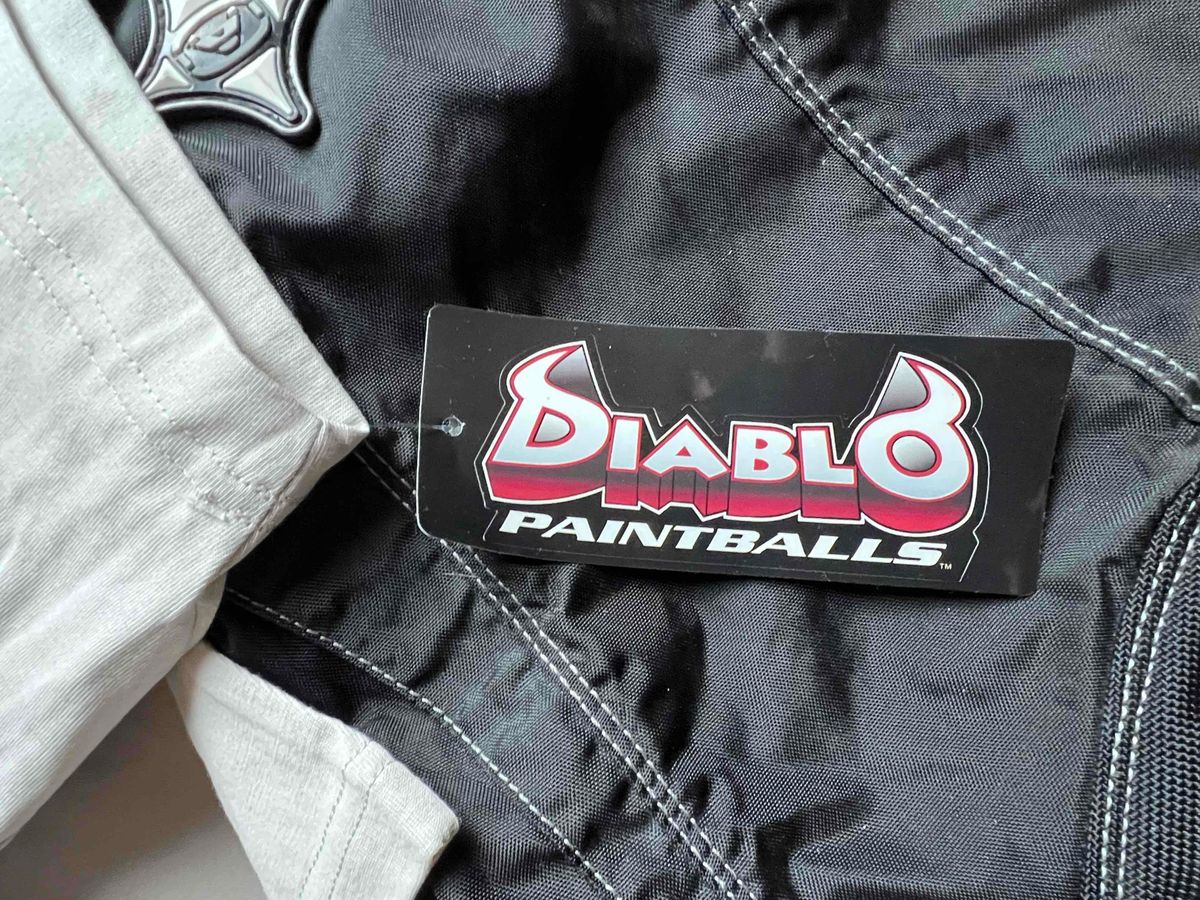 Vintage 🔥 Diablo Ironmen Paintball T Shirt - Size XL  - NOS - Bonus Stickers