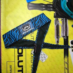Angel x Bunkerking Headband  - BLUE TIGER
