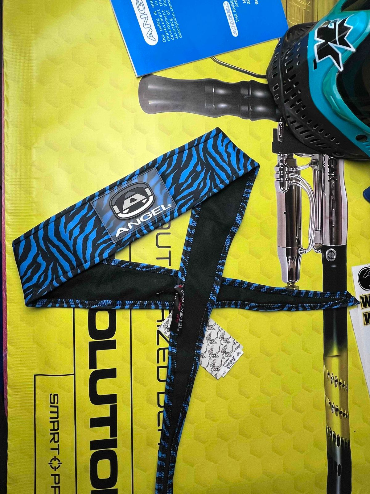 Angel x Bunkerking Headband  - BLUE TIGER