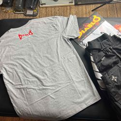 Vintage 🔥 Diablo TonTon Paintball  T Shirt - Size L  - Free Vtg Stickers