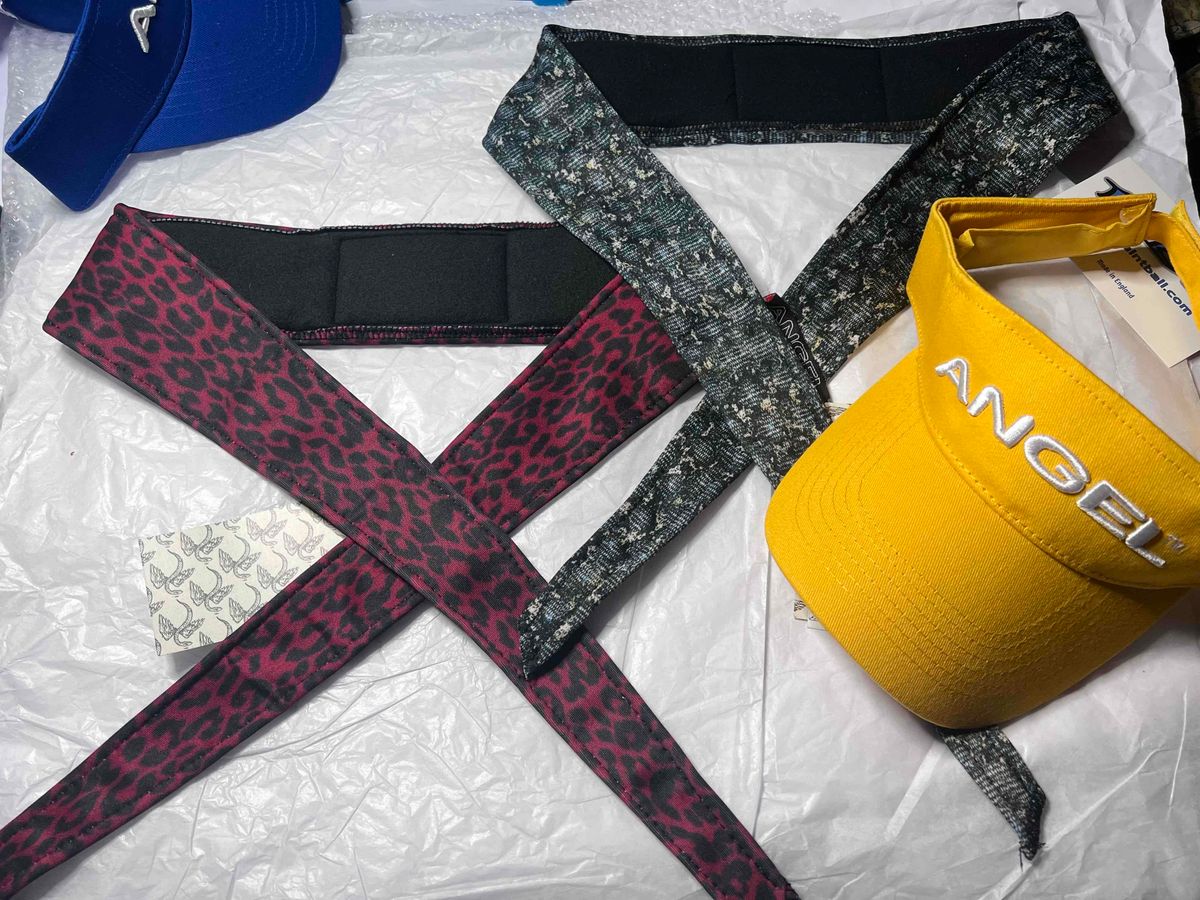 Angel x Bunkerking headband lot + visor -  Black Friday Promo