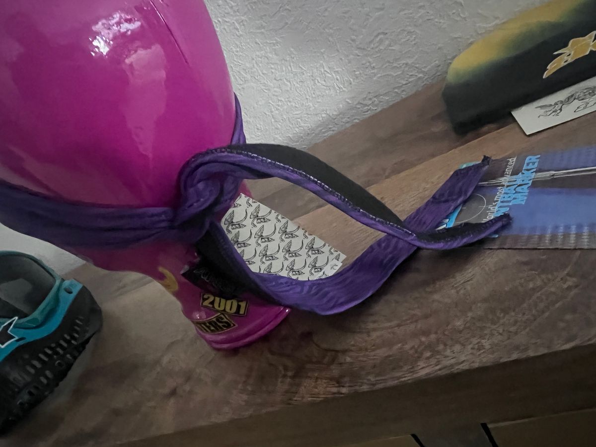 Angel x Bunkerking Paintball Headband - Purple - Vintage - Padded