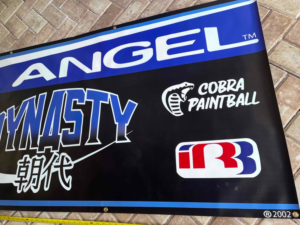 Cobra Dynasty Angel Banner - c. 2002 - two different sides