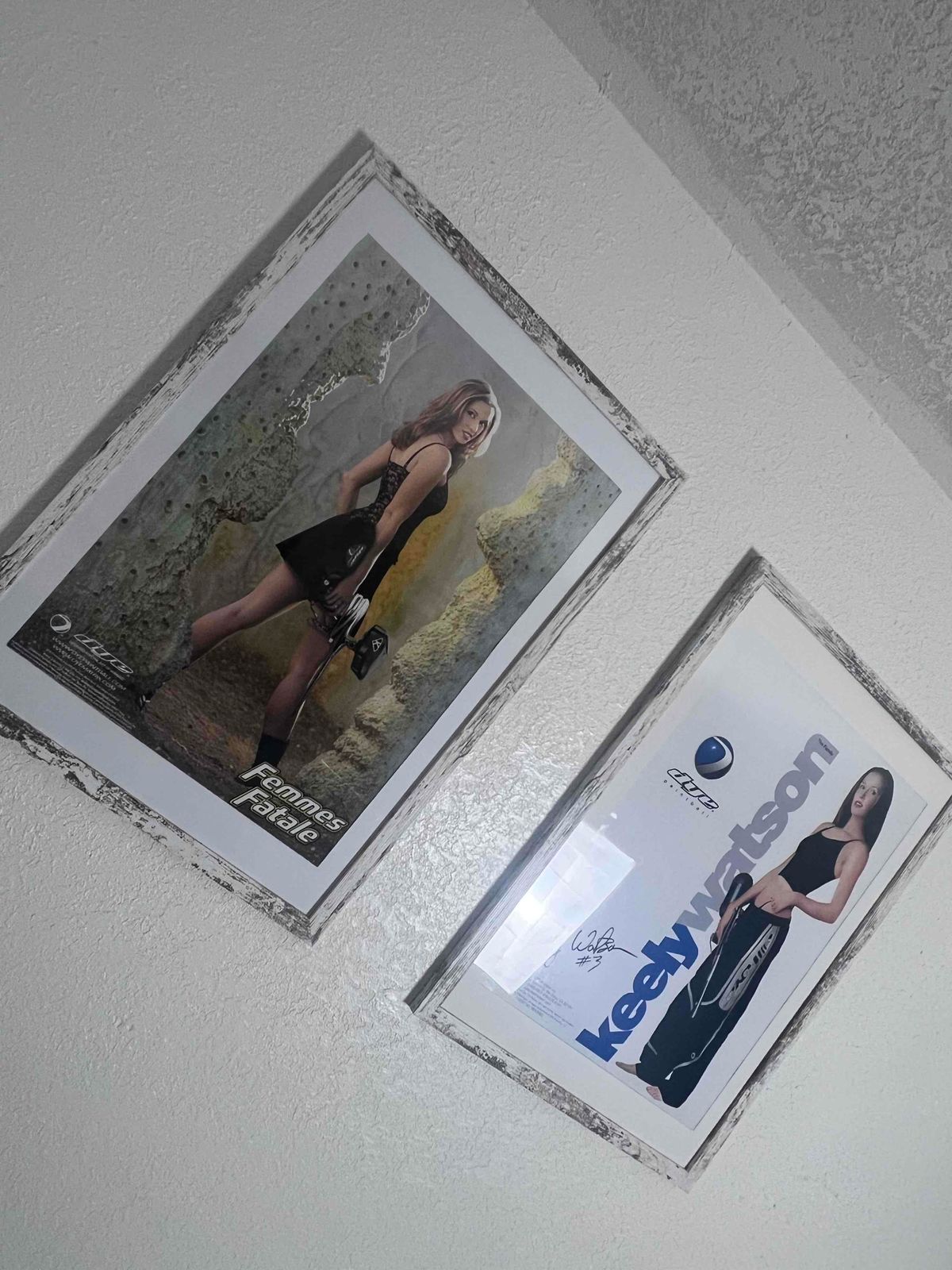 Keely Poster Lot - 2 Framed posters - mint 