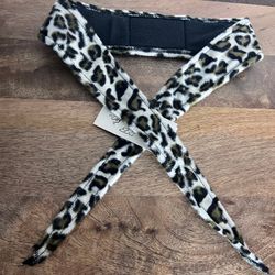 Angel x Bunkerking Paintball Headband - Snow Leopard - Vintage - Padded