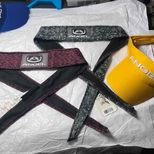 Angel x Bunkerking headband lot + visor -  Black Friday Promo