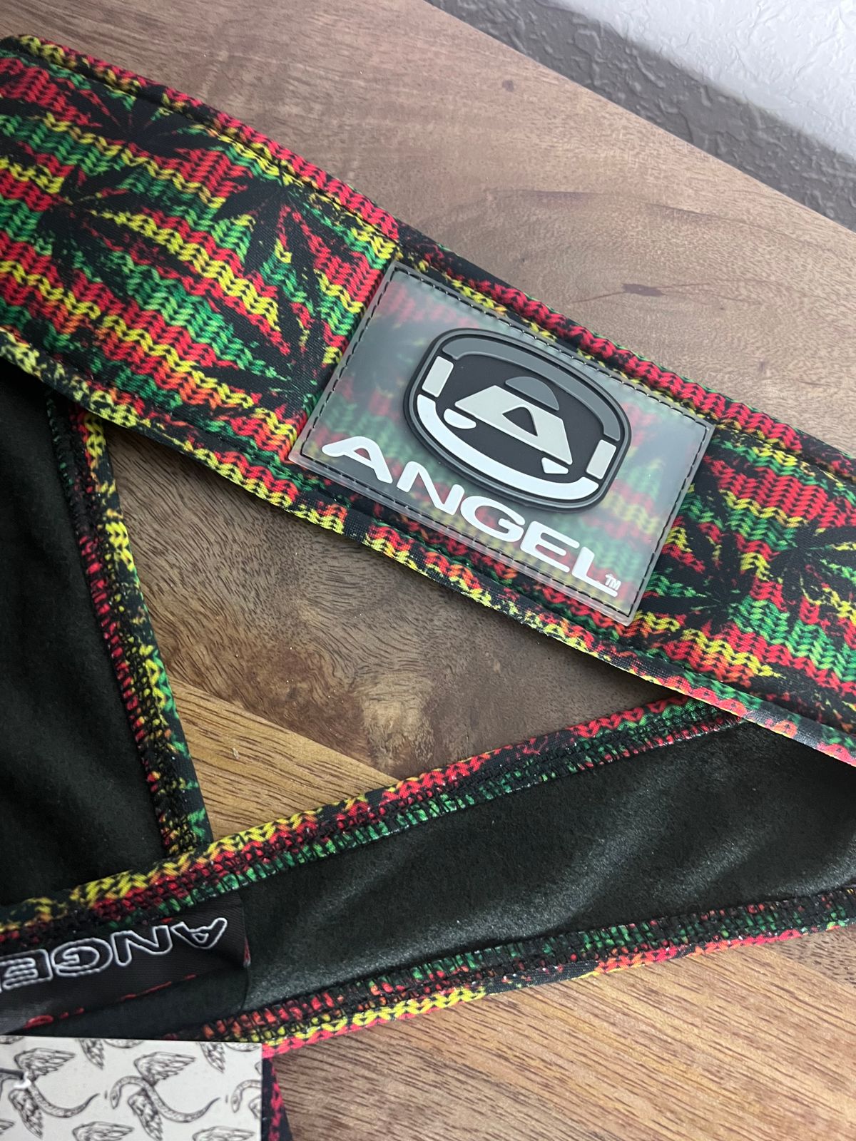 Angel x  Bunkerking Rasta Paintball Headband - Vintage - Padded - New Oldstock