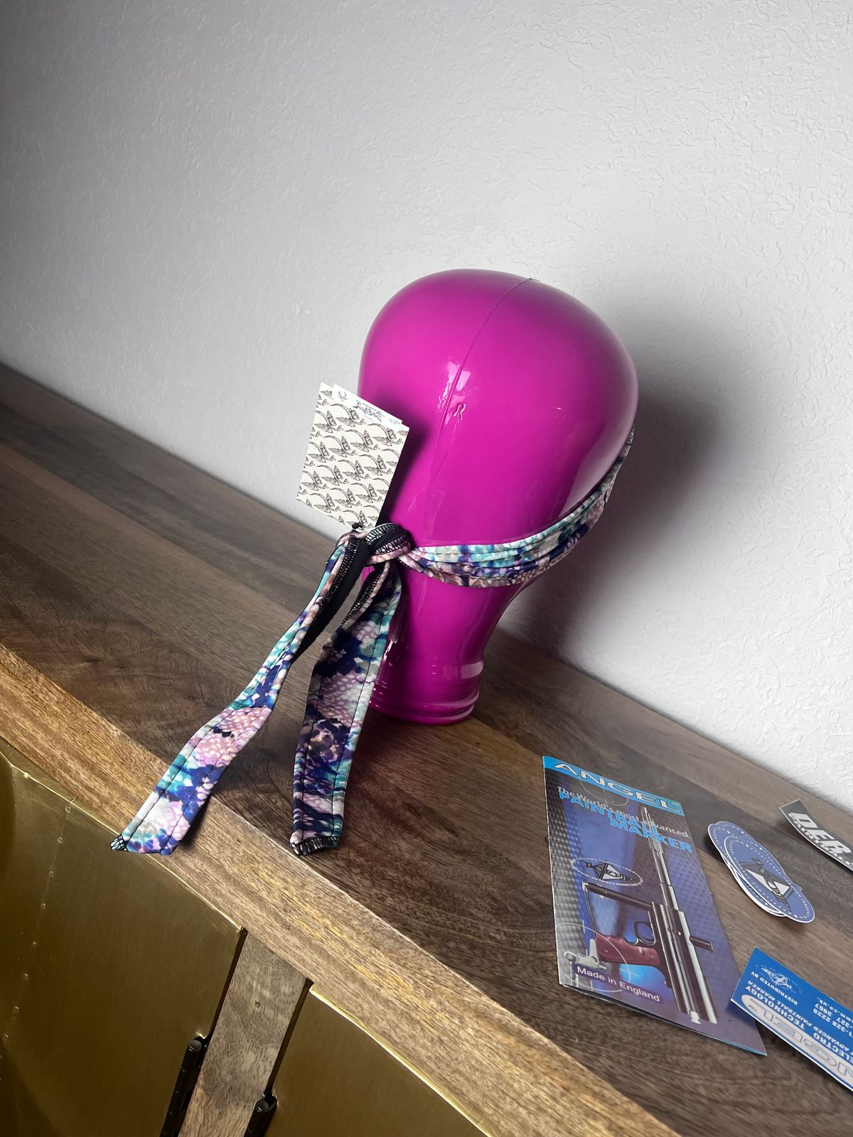 Angel x  Bunkerking Paintball Headband - Cosmic Serpent - Vintage - Padded - NOS