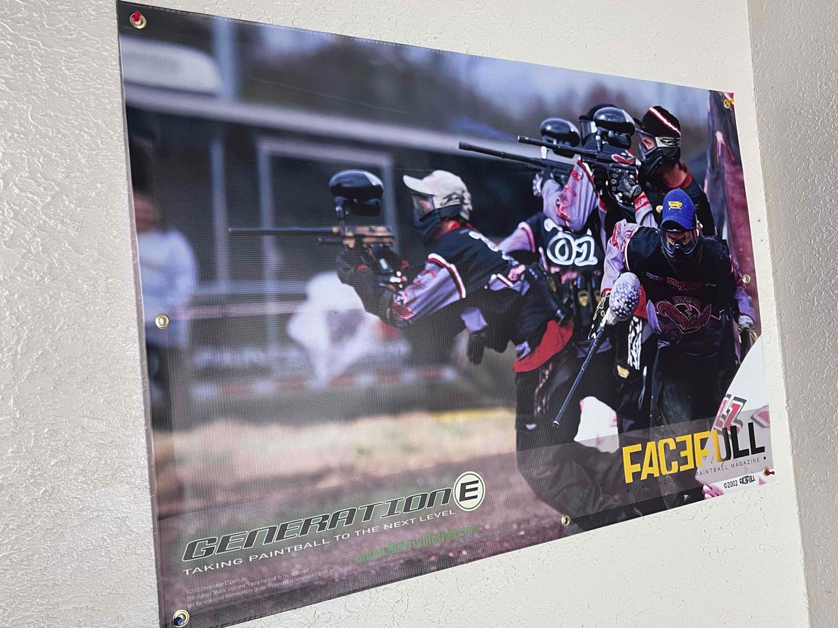Generation E Trauma Matrix Paintball Banner - Vtg, mint